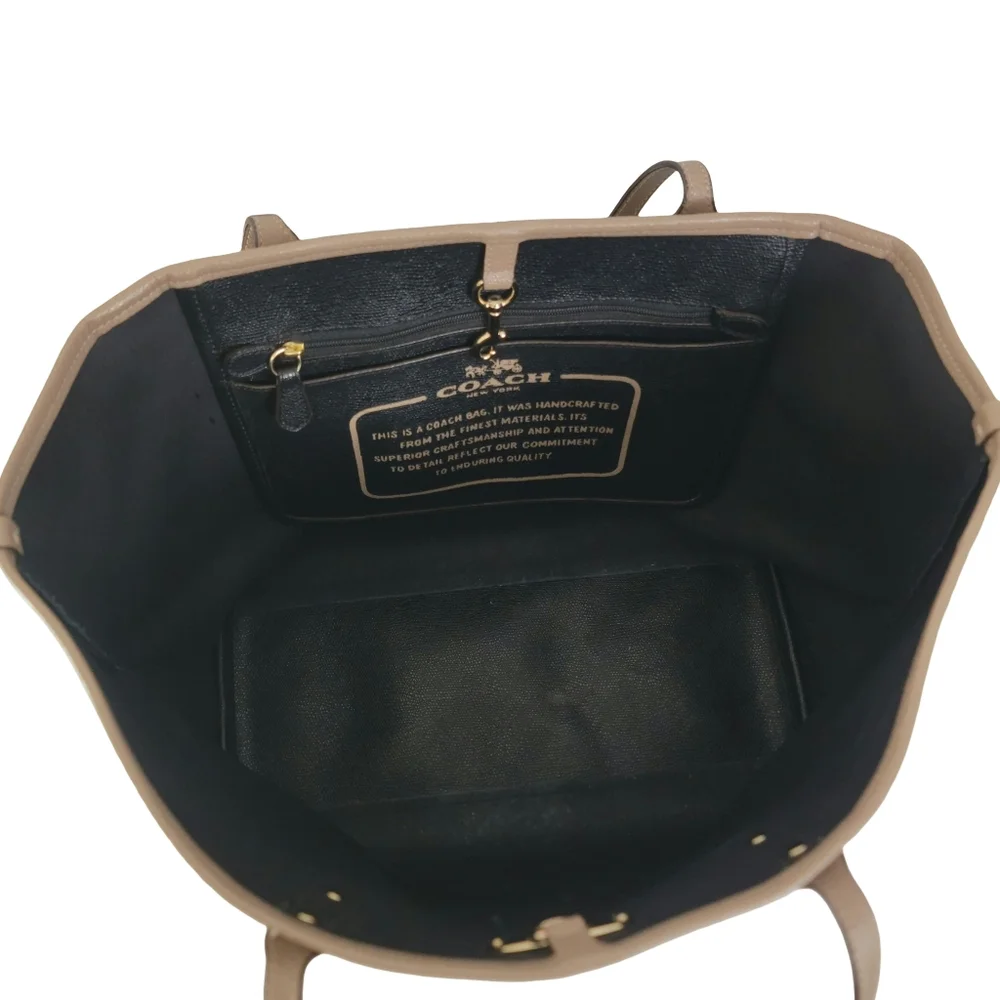 Coach City Tote Stone Gold F37151 - Picture 11 of 16